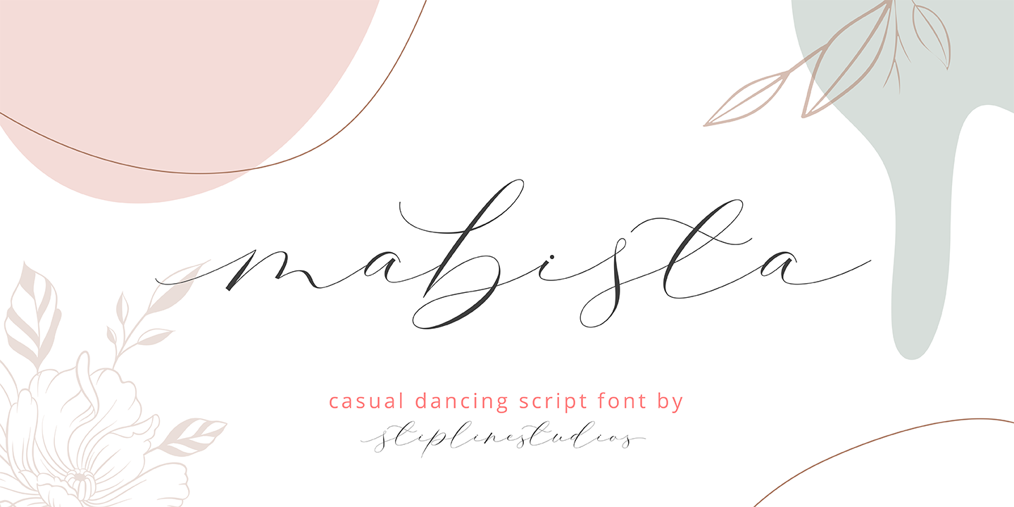 Mabista Script Regular Font preview